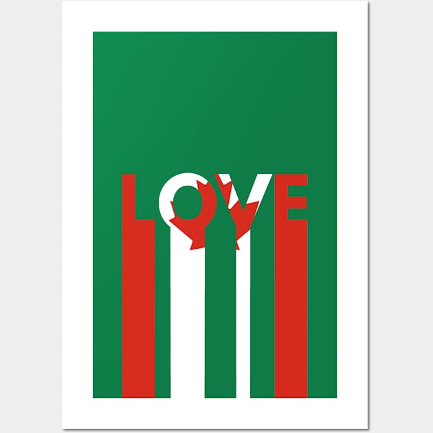 Love is Love Long Minimalist Wall Art by mycko_design